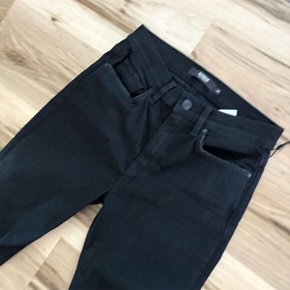 Hudson Women's Barbara Bootcut Jeans Size 28 Black High Rise Stretch - Picture 3 of 11